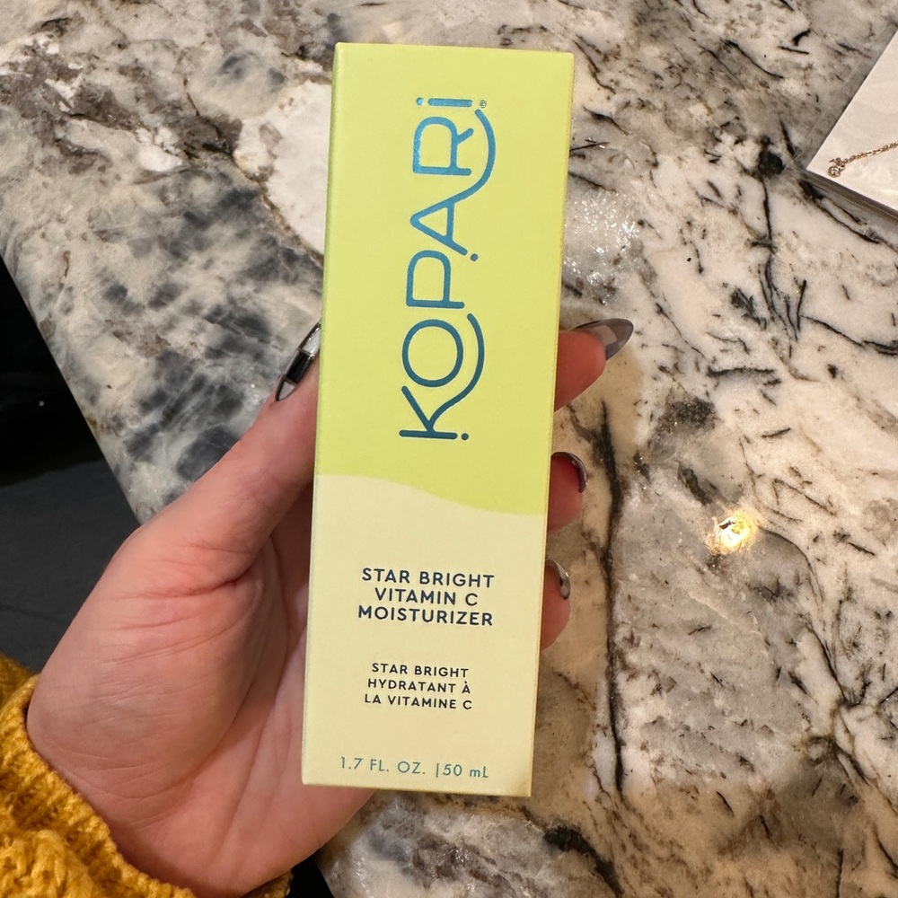 Kopari Star Bright Vitamin C Moisturizer in Light Green